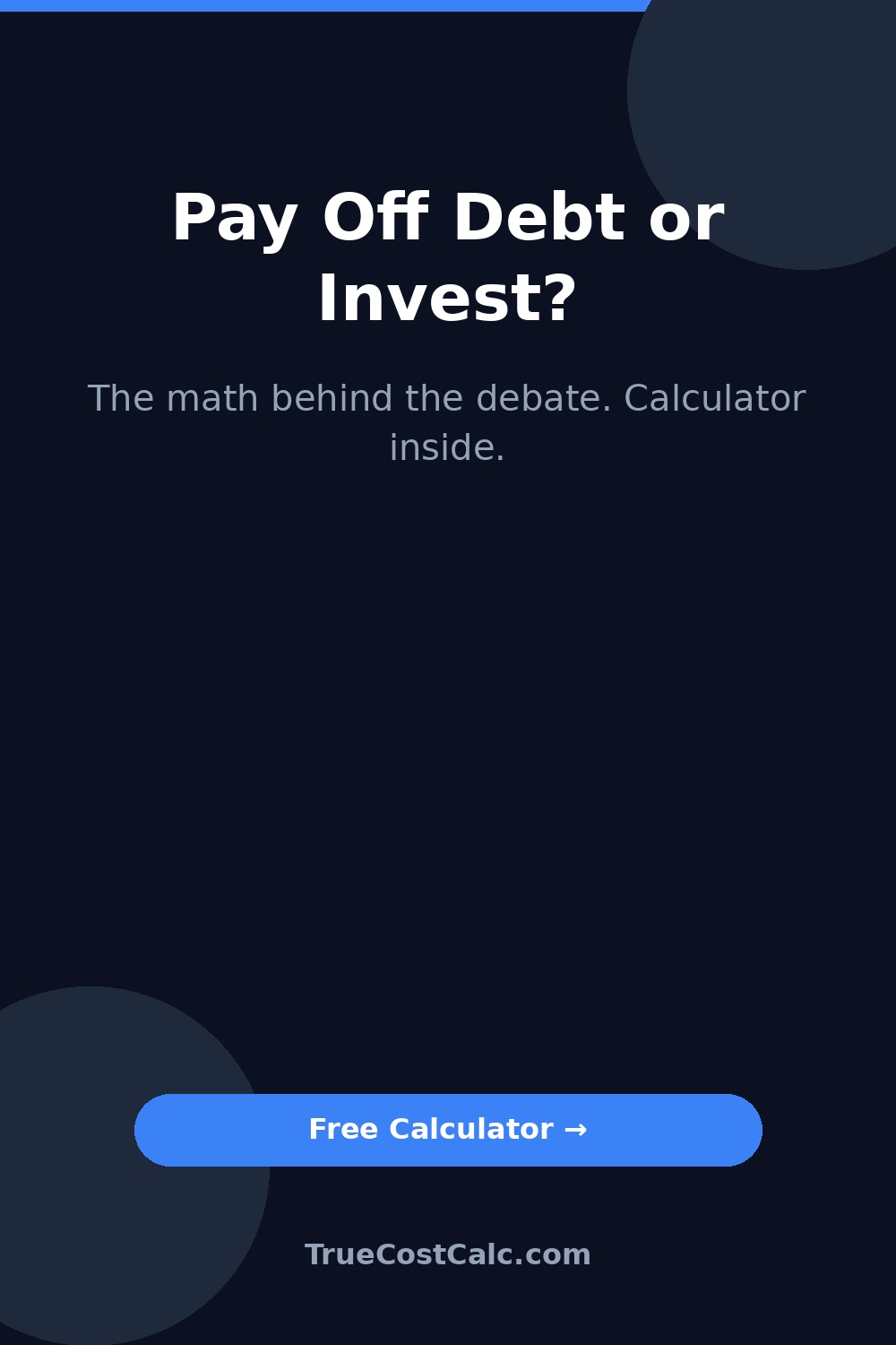 Debt vs Invest Pin