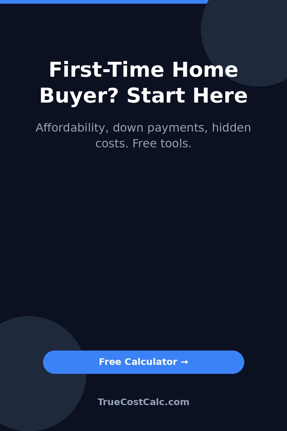 First Time Home Buyer Pin